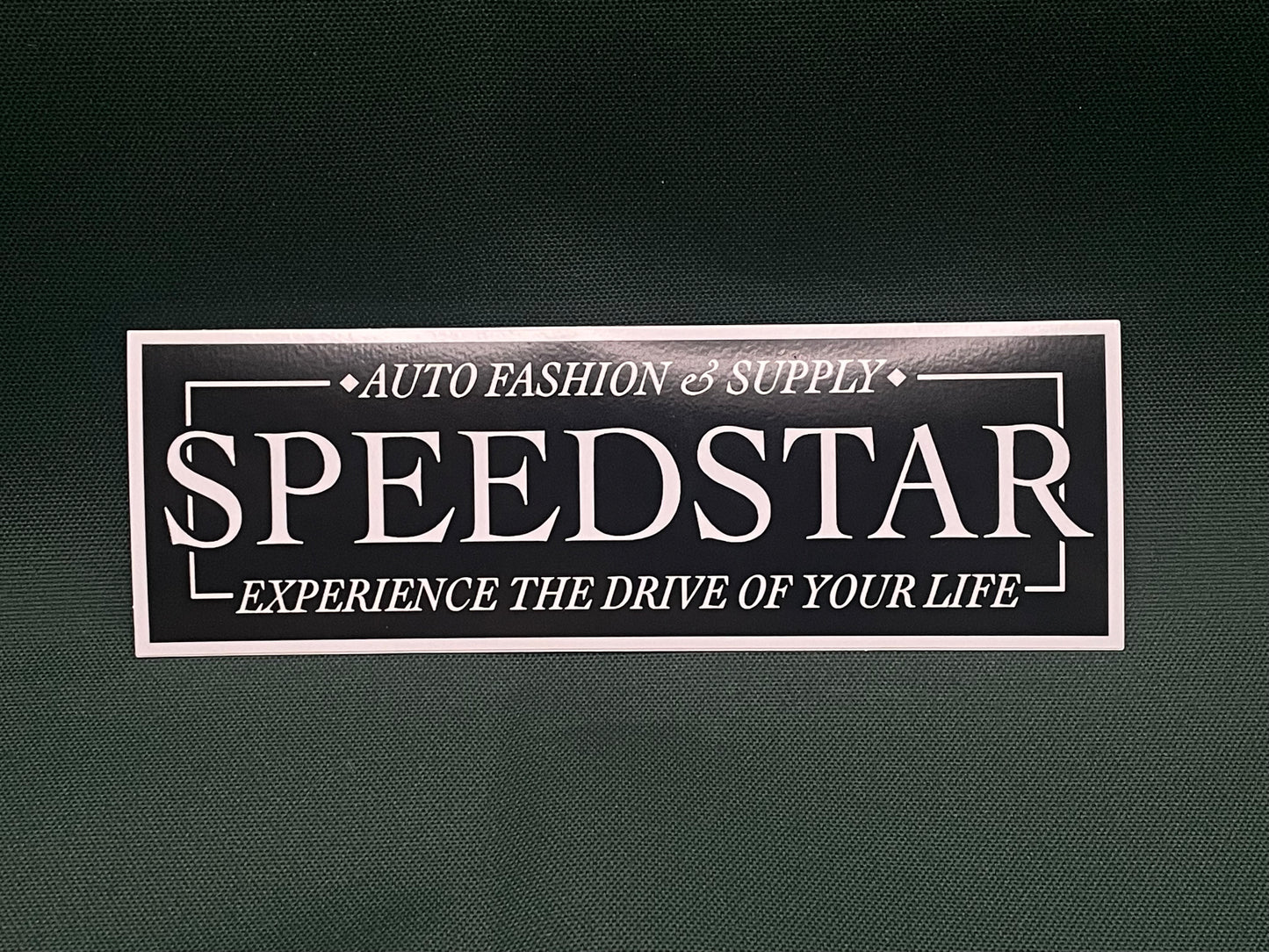 Speedstar Experience Drive Decal