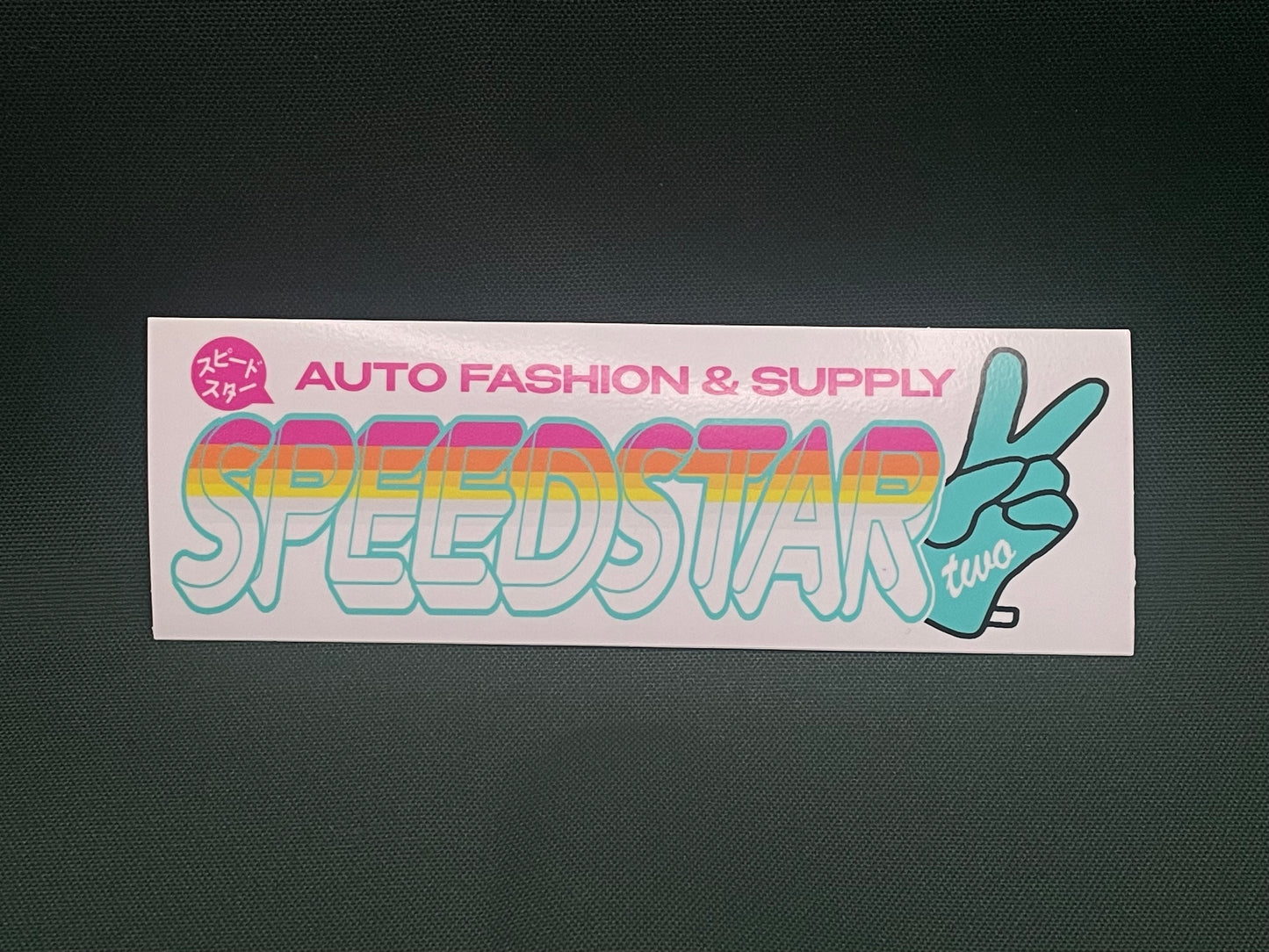 Speedstar Option Style - Deuces Decal