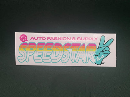 Speedstar Option Style - Deuces Decal