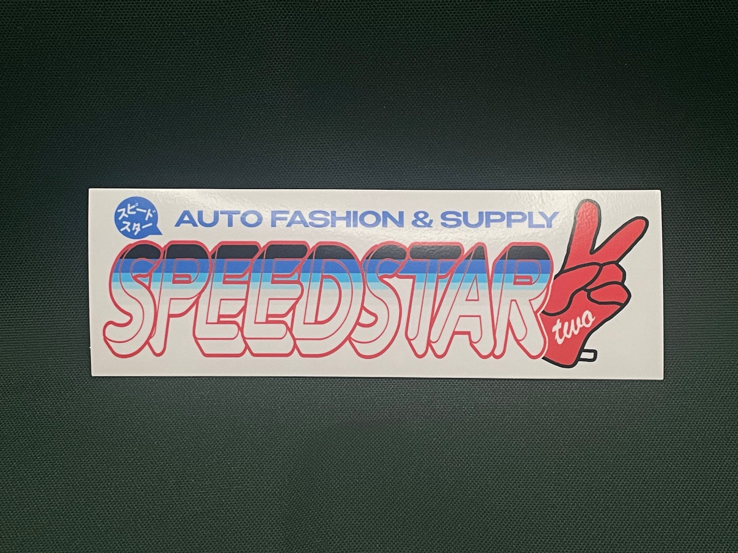 Speedstar Option Style - Deuces Decal