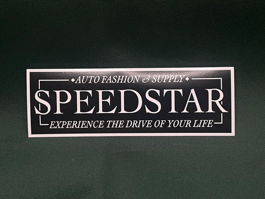 Speedstar Experience Drive Decal